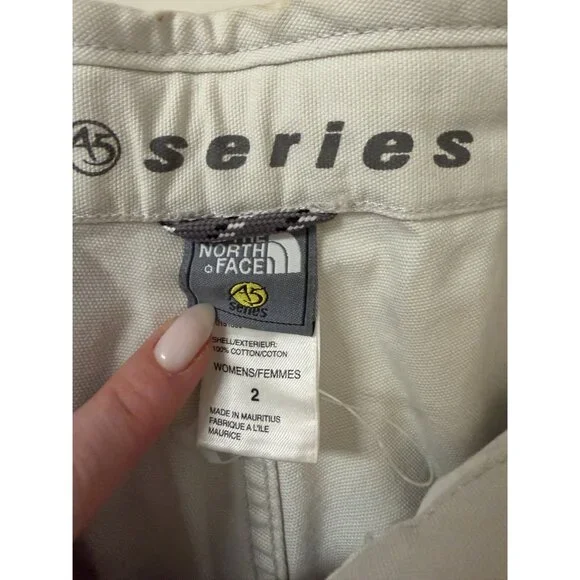 NEW The North Face A5 Series Women's Beige Canvas Outdoor Pants Size US 2 [jb] - Picture 3 of 7